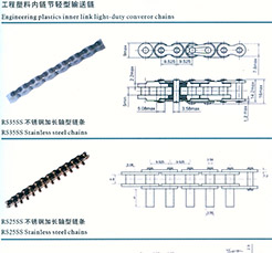  Light chain for internal chain of engineering plas